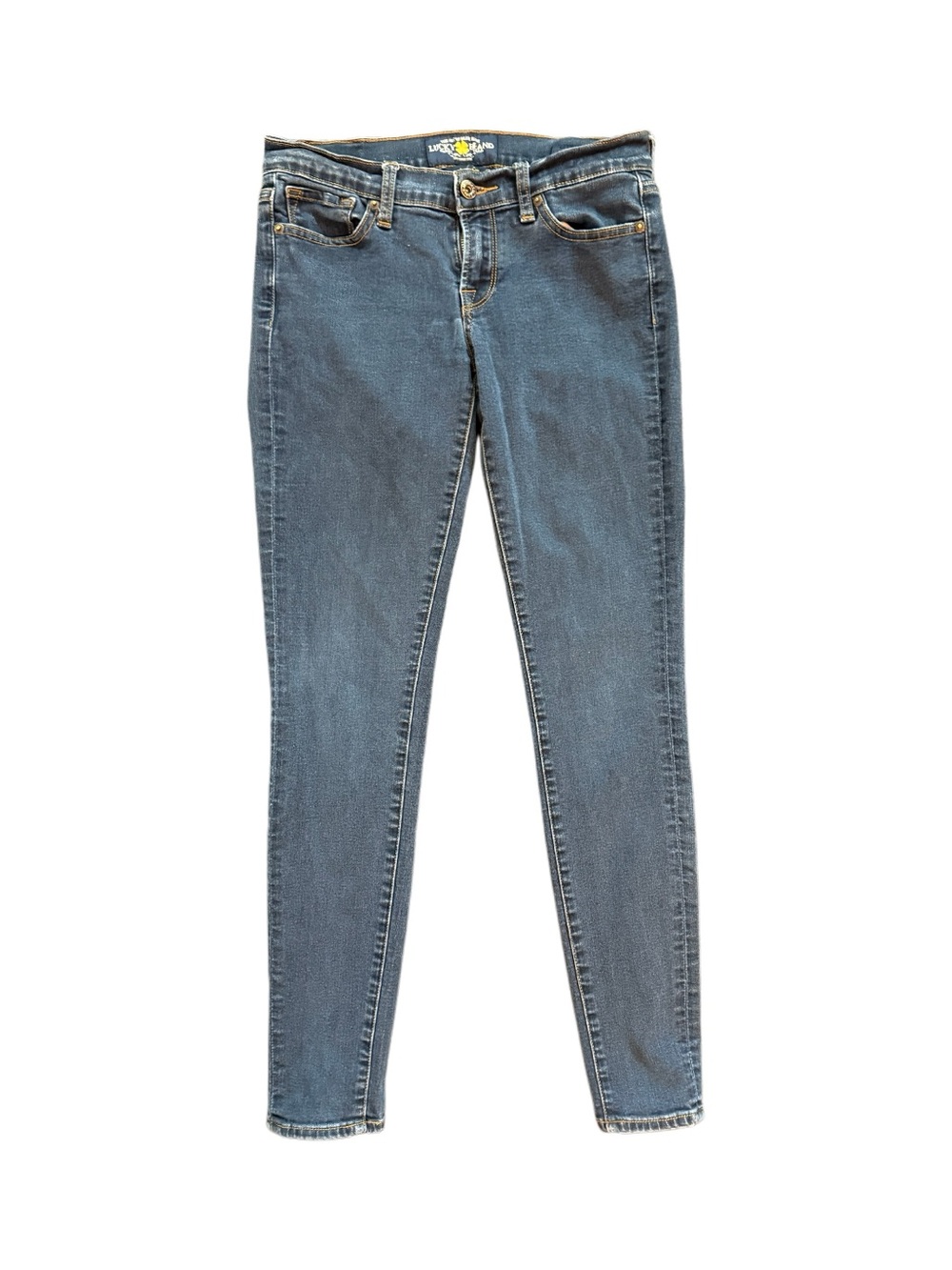Lucky Brand Skinny Jeans in Medium Blue Wash